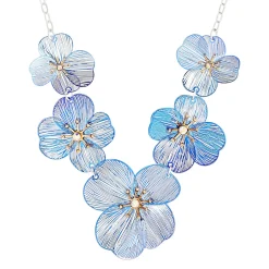 Kette - Blue Blossoms