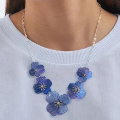 Kette - Blue Blossoms