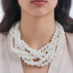 Kette - Braided Pearls