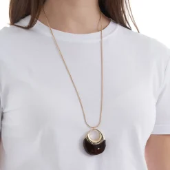 Kette - Brown Oval