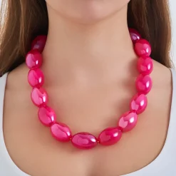 Kette - Fuchsia Marble