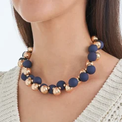 Kette - Navy Pearls