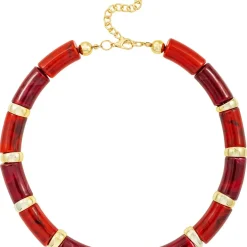 Kette - Red Marble