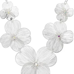 Kette - Silver Petal