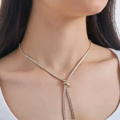 Kette - Zirconia Knot