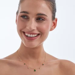 Kette - Zirconia Pendants
