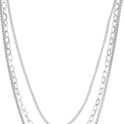 Layering Kette - Bold Cross