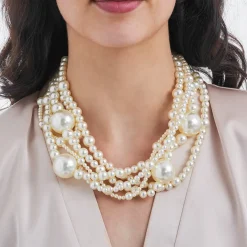 Layering Kette - Chunky Pearls