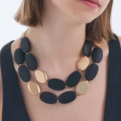 Layering Kette - Elegant Black