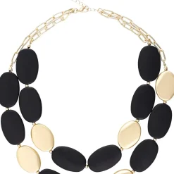 Layering Kette - Elegant Black