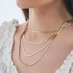 Layering Kette - Golden Layers