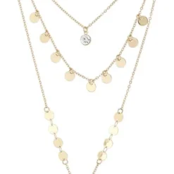 Layering Kette - Golden Plates