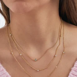 Layering Kette - Golden Sparkle