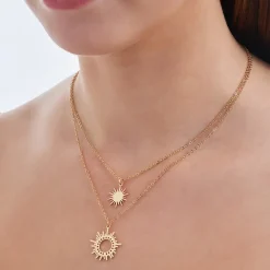 Layering Kette - Golden Suns
