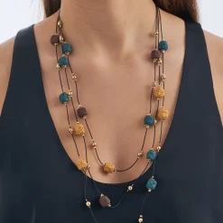Layering Kette - Lava Stone