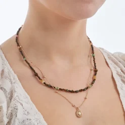 Layering Kette - Nature Jade