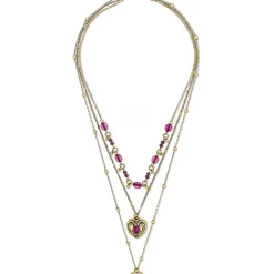 Layering Kette - Purple Boho