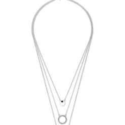 Layering Kette - Silver Circles