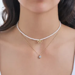 Layering Kette - Small Bow