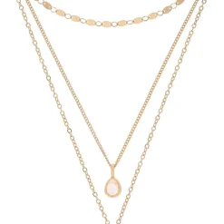 Layering Kette - White Pendants