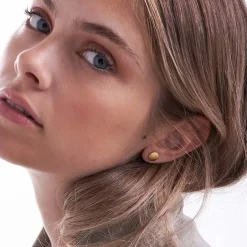 Ohrstecker - Brushed Gold