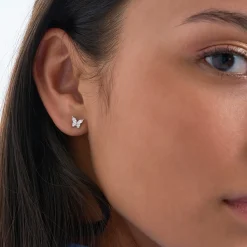 Ohrstecker - Flattering Silver