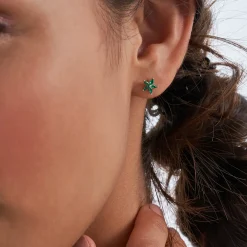 Ohrstecker - Floral Emerald