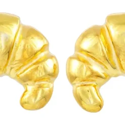 Ohrstecker - Golden Croissant