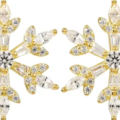 Ohrstecker - Golden Snowflake