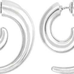 Ohrstecker - Rhodium Swirl