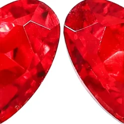 Ohrstecker - Ruby Hearts