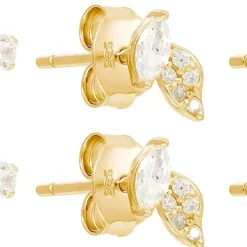 Ohrstecker-Set - Golden Spark