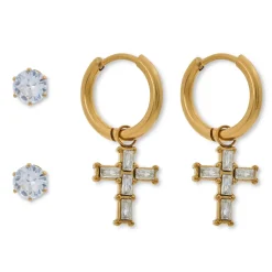 Ohrstecker-Set - Holy Steel