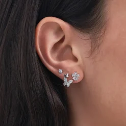 Ohrstecker-Set - Silver Garden
