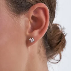 Ohrstecker - Silver Iceflower
