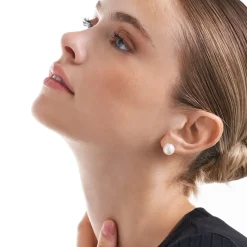 Ohrstecker - White Nacre
