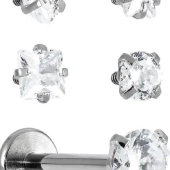 Piercing-Set - Silver Glam