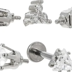 Piercing-Set - Various Zirkonias