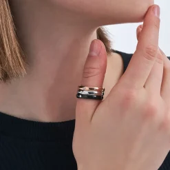Ringe-Set - Shiny Steel