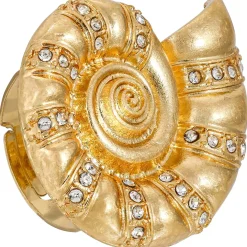 Ring - Golden Ammonite