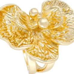 Ring - Golden Orchid