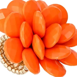 Ring - Orange Flower