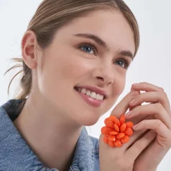 Ring - Orange Flower