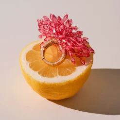 Ring - Red Beads