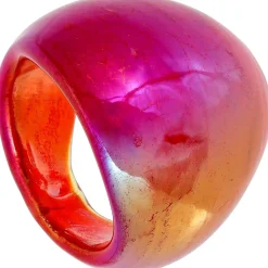 Ring - Red Glitter