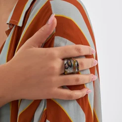 Ring - Red Pattern