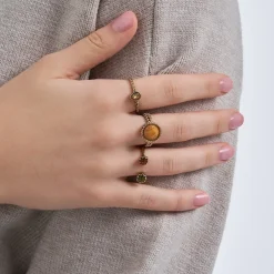 Ring-Set - Golden Glow
