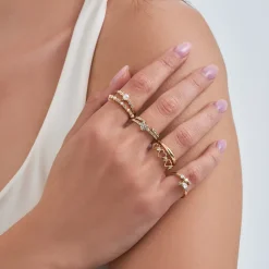 Ring-Set - Golden Grace