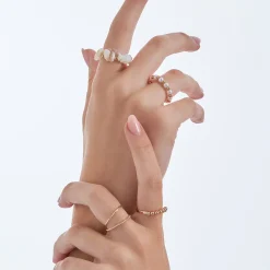 Ring-Set - Golden Shell