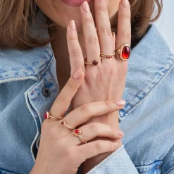 Ring-Set - Romantic Red